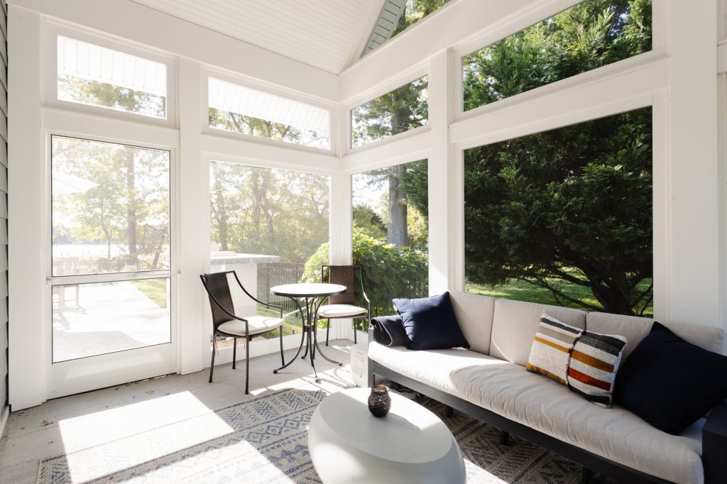 1950s porch photo in DC Metro by Liz Baker Photography | Outdoor Photos | Porch | Landscaping | Landscape Design | Outdoor Living Space | Porch Design Ideas | Outdoor Living Space Ideas | Backyard Design