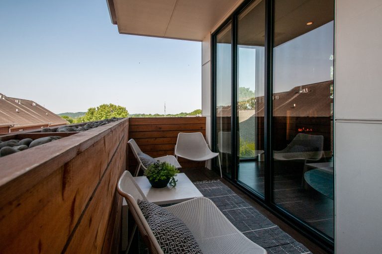 1960s porch photo in Nashville by Viridan Skies Interios LLC | Outdoor Photos | Porch | Landscaping | Landscape Design | Outdoor Living Space | Porch Design Ideas | Outdoor Living Space Ideas | Backyard Design