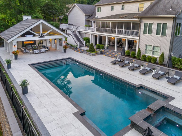 A So-CAL inspired Pool Pavilion Oasis in Central PA