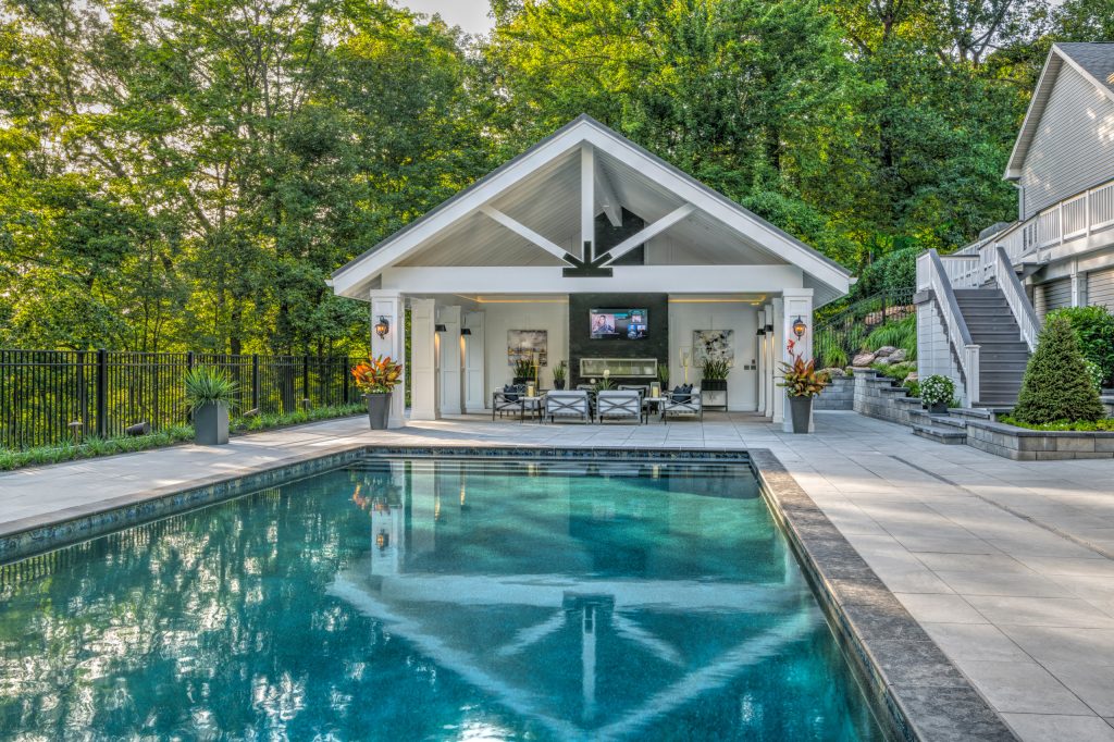 A So-CAL inspired Pool Pavilion Oasis in Central PA