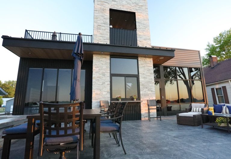 A game changing renovation that resulted in a complete and total transformation of the existing home, creating a modern marvel, complete with a rooftop deck with bar and outdoor pool table.