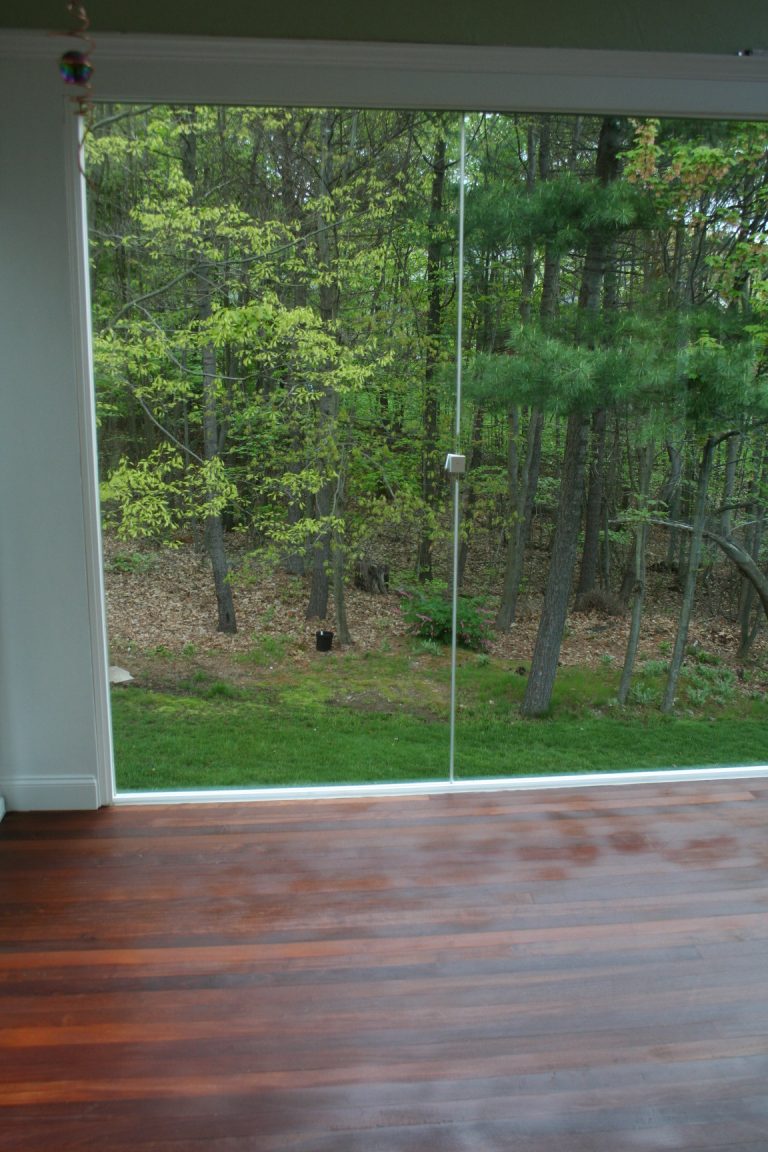 A structural engineer designed the two 18" walls on each side to take into account the latest in wind shear and uplift requirements.