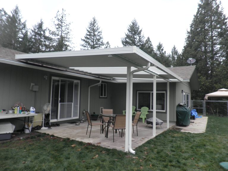 All aluminum patio cover
