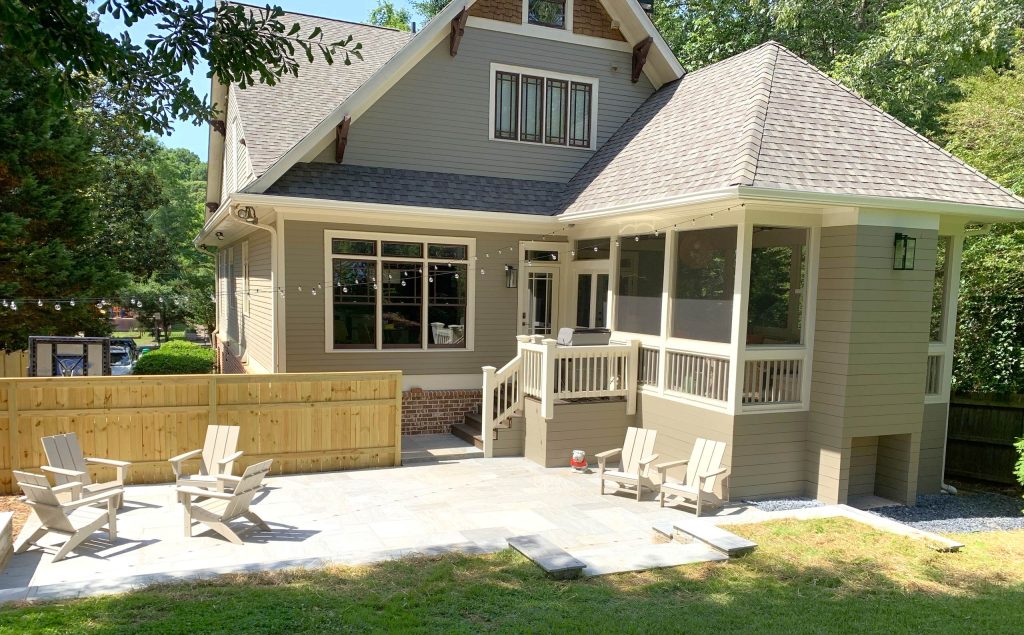 Arts and crafts porch idea in Atlanta by IVAL GOLDSTEIN PROPERTIES | Outdoor Photos | Porch | Landscaping | Landscape Design | Outdoor Living Space | Porch Design Ideas | Outdoor Living Space Ideas | Backyard Design