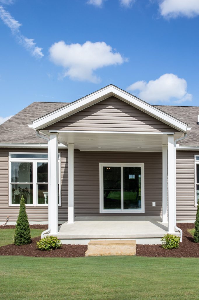 Arts and crafts porch idea in Columbus by Capstone Custom Homes | Outdoor Photos | Porch | Landscaping | Landscape Design | Outdoor Living Space | Porch Design Ideas | Outdoor Living Space Ideas | Backyard Design