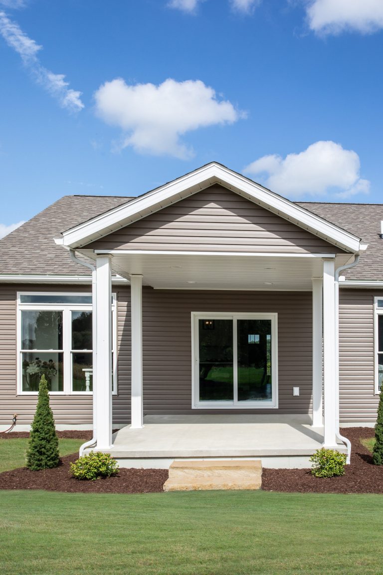 Arts and crafts porch idea in Columbus by Capstone Custom Homes | Outdoor Photos | Porch | Landscaping | Landscape Design | Outdoor Living Space | Porch Design Ideas | Outdoor Living Space Ideas | Backyard Design