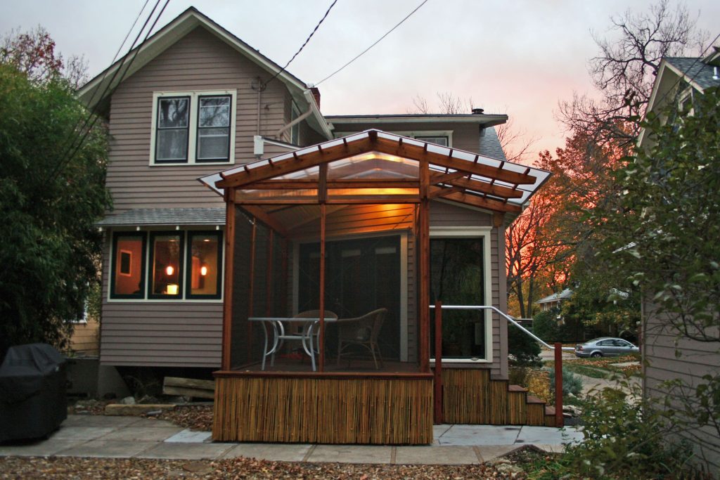 Arts and crafts porch idea in Kansas City by Dunfield Design | Outdoor Photos | Porch | Landscaping | Landscape Design | Outdoor Living Space | Porch Design Ideas | Outdoor Living Space Ideas | Backyard Design