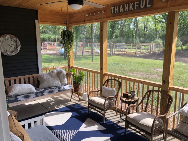 Arts and crafts porch photo in Milwaukee by Keith Friesen | Outdoor Photos | Porch | Landscaping | Landscape Design | Outdoor Living Space | Porch Design Ideas | Outdoor Living Space Ideas | Backyard Design