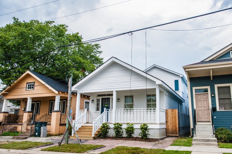 Arts and crafts porch photo in New Orleans by Indior Consultants | Outdoor Photos | Porch | Landscaping | Landscape Design | Outdoor Living Space | Porch Design Ideas | Outdoor Living Space Ideas | Backyard Design