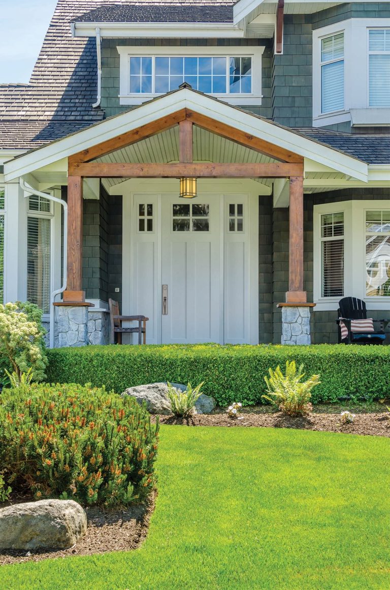 Arts and crafts porch photo in Tampa by Masonite | Outdoor Photos | Porch | Landscaping | Landscape Design | Outdoor Living Space | Porch Design Ideas | Outdoor Living Space Ideas | Backyard Design