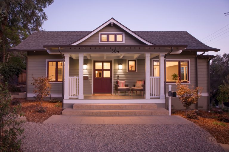 Arts and crafts stone wood railing porch idea in Santa Barbara with a roof extension by Arnold Brothers Construction, Inc. | Outdoor Photos | Porch | Landscaping | Landscape Design | Outdoor Living Space | Porch Design Ideas | Outdoor Living Space Ideas | Backyard Design