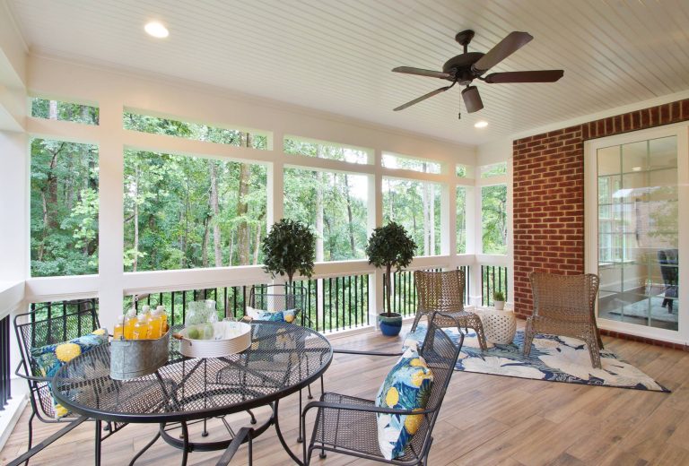 Back Porch after staging