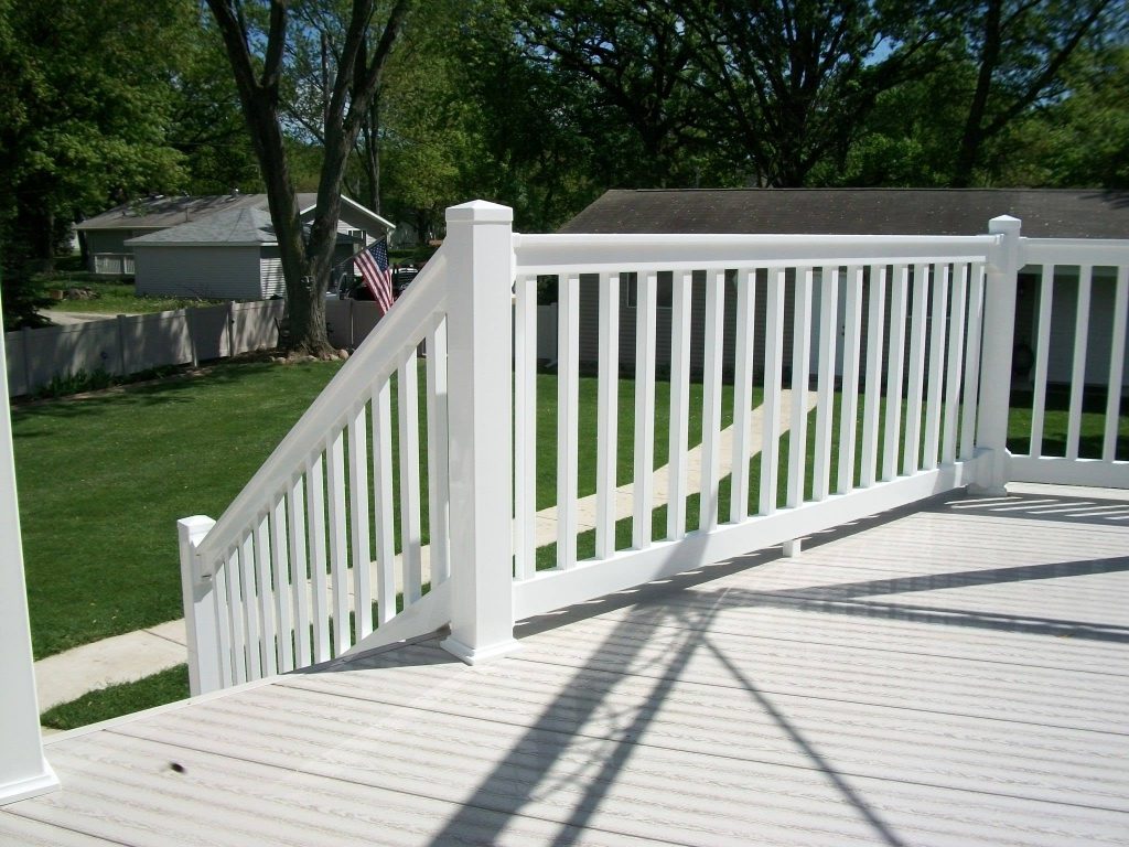 Back porch idea in Chicago with decking by Ffc Fencing Co | Outdoor Photos | Porch | Landscaping | Landscape Design | Outdoor Living Space | Porch Design Ideas | Outdoor Living Space Ideas | Backyard Design