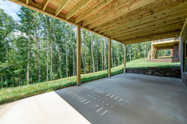 Back porch idea in Other by HMH Development, Inc. | Outdoor Photos | Porch | Landscaping | Landscape Design | Outdoor Living Space | Porch Design Ideas | Outdoor Living Space Ideas | Backyard Design