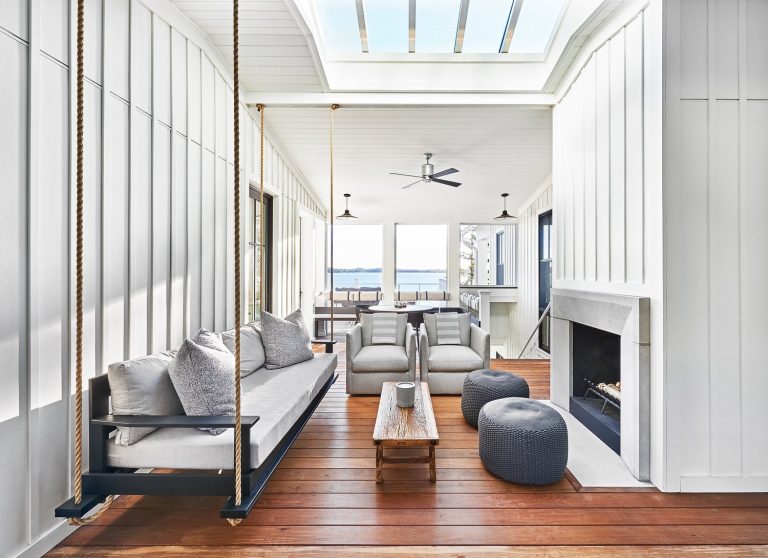 Beach style porch idea in Chicago by Konstant Home | Outdoor Photos | Porch | Landscaping | Landscape Design | Outdoor Living Space | Porch Design Ideas | Outdoor Living Space Ideas | Backyard Design