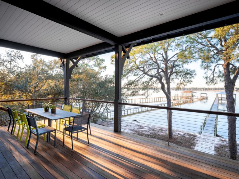 Beach style porch idea in Other by McCown Design | Outdoor Photos | Porch | Landscaping | Landscape Design | Outdoor Living Space | Porch Design Ideas | Outdoor Living Space Ideas | Backyard Design