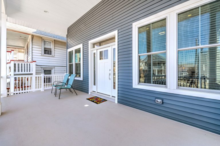 Beach style porch idea in Philadelphia by Clark Edward | Outdoor Photos | Porch | Landscaping | Landscape Design | Outdoor Living Space | Porch Design Ideas | Outdoor Living Space Ideas | Backyard Design