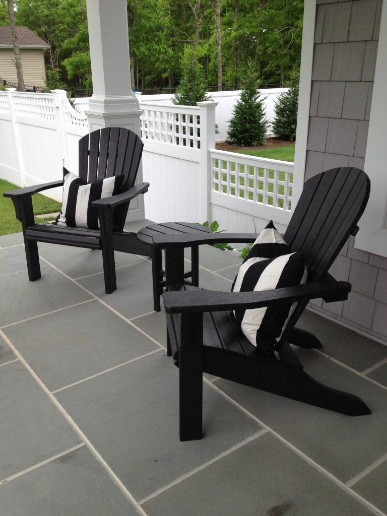 Beach style porch photo in New York by 4U Design Group | Outdoor Photos | Porch | Landscaping | Landscape Design | Outdoor Living Space | Porch Design Ideas | Outdoor Living Space Ideas | Backyard Design