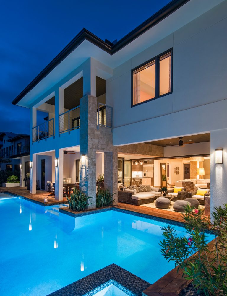 Beautiful backyard living.