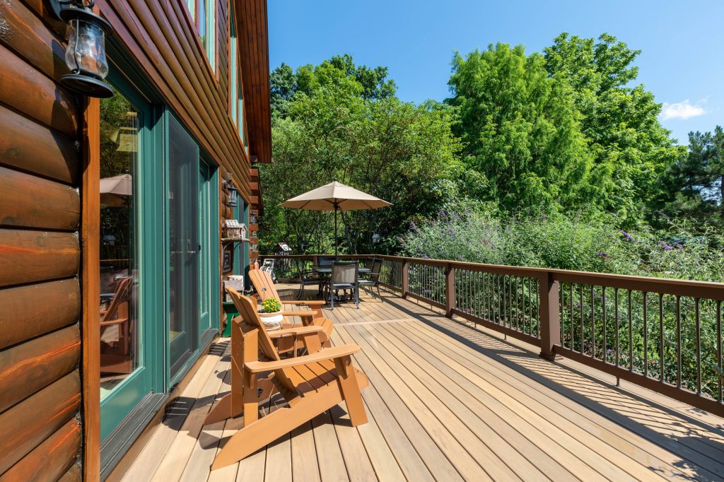 Beautiful log home in Baltimore County.