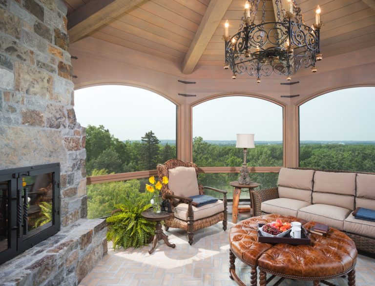 Builder: John Kraemer & Sons | Design: Murphy & Co. Design | Interiors: Manor House Interior Design | Landscaping: TOPO | Photography: Landmark Photography by John Kraemer & Sons | Outdoor Photos | Porch | Landscaping | Landscape Design | Outdoor Living Space | Porch Design Ideas | Outdoor Living Space Ideas | Backyard Design