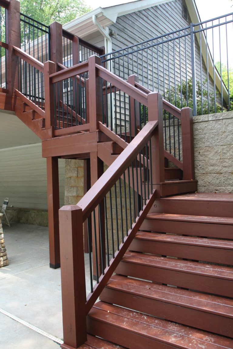 Built community exterior deck