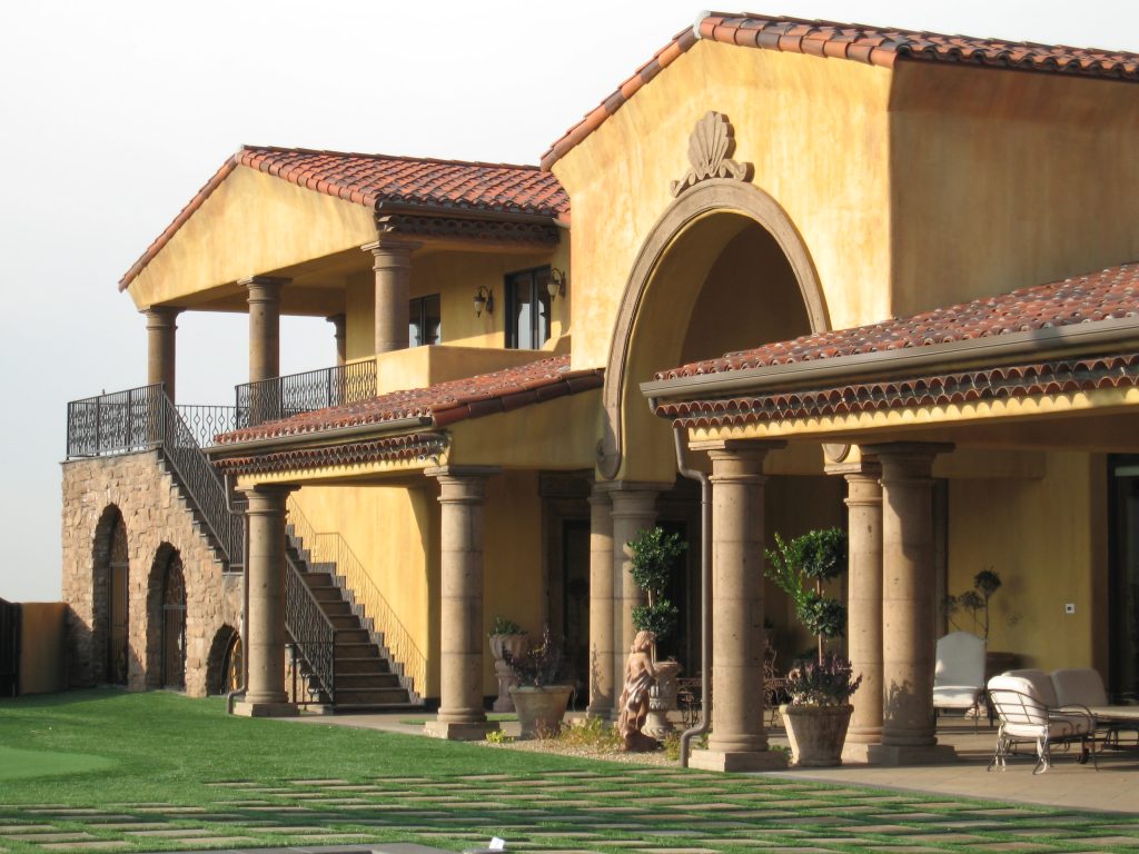 Cantera Columns Cantera Trims Adoqun Cantera has been sealed and enhanced.