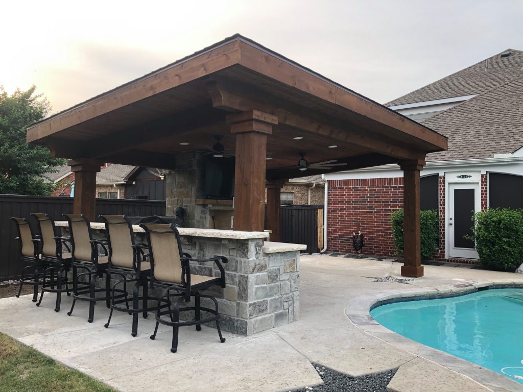 Chopped Charcoal stone with lueders top sealed
