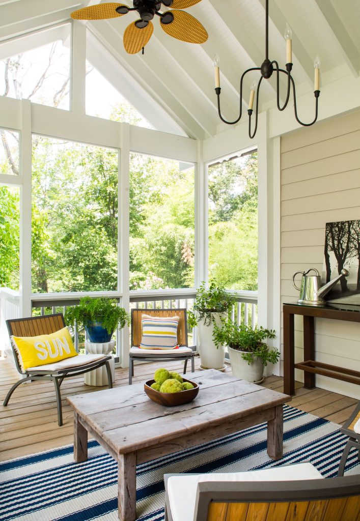 Classic porch idea in Atlanta with decking by Jeff Herr Photography | Outdoor Photos | Porch | Landscaping | Landscape Design | Outdoor Living Space | Porch Design Ideas | Outdoor Living Space Ideas | Backyard Design