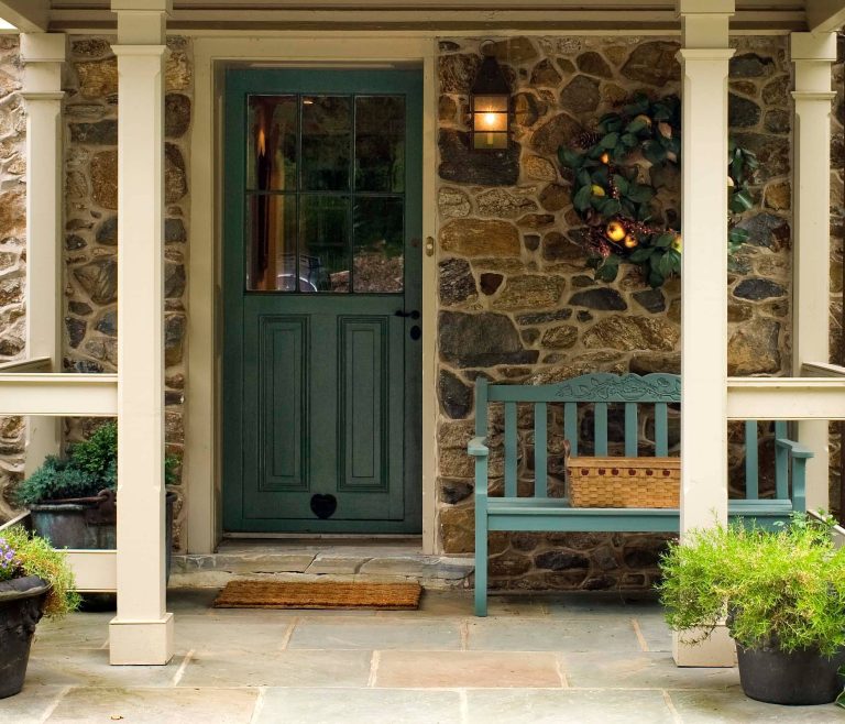 Classic porch idea in Philadelphia with a roof extension by Orion General Contractors | Outdoor Photos | Porch | Landscaping | Landscape Design | Outdoor Living Space | Porch Design Ideas | Outdoor Living Space Ideas | Backyard Design