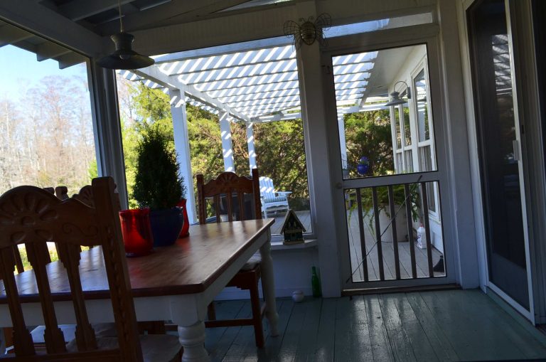 Classic porch idea in Wilmington by JRS Construction | Outdoor Photos | Porch | Landscaping | Landscape Design | Outdoor Living Space | Porch Design Ideas | Outdoor Living Space Ideas | Backyard Design