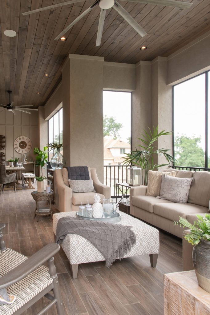 Classic screened-in back porch idea in St Louis by Liston Design Build | Outdoor Photos | Porch | Landscaping | Landscape Design | Outdoor Living Space | Porch Design Ideas | Outdoor Living Space Ideas | Backyard Design