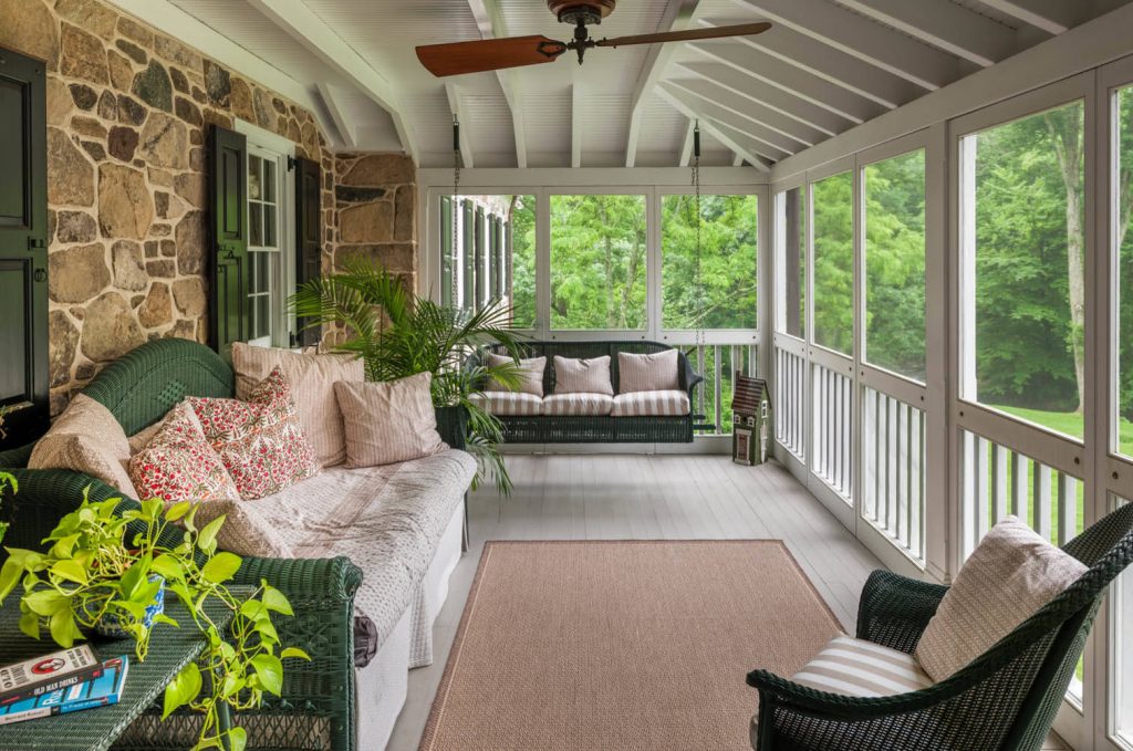 Classic screened-in porch idea in Philadelphia by Peter Zimmerman Architects | Outdoor Photos | Porch | Landscaping | Landscape Design | Outdoor Living Space | Porch Design Ideas | Outdoor Living Space Ideas | Backyard Design