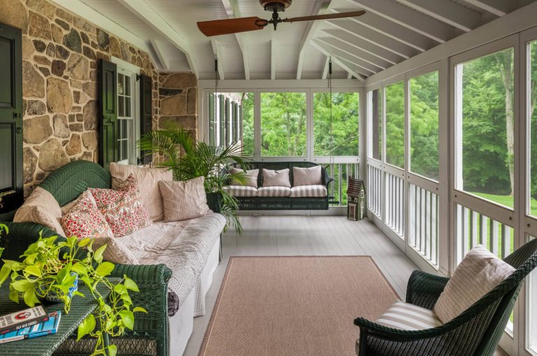 Classic screened-in porch idea in Philadelphia by Peter Zimmerman Architects | Outdoor Photos | Porch | Landscaping | Landscape Design | Outdoor Living Space | Porch Design Ideas | Outdoor Living Space Ideas | Backyard Design