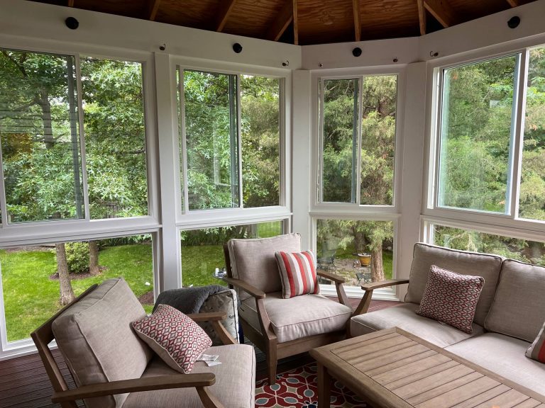 Completion of porch -- inside view