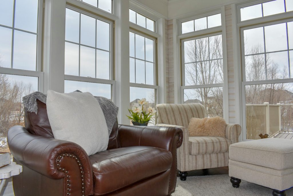 Cottage chic porch idea in Minneapolis by LakeWood Homes & Remodeling | Outdoor Photos | Porch | Landscaping | Landscape Design | Outdoor Living Space | Porch Design Ideas | Outdoor Living Space Ideas | Backyard Design