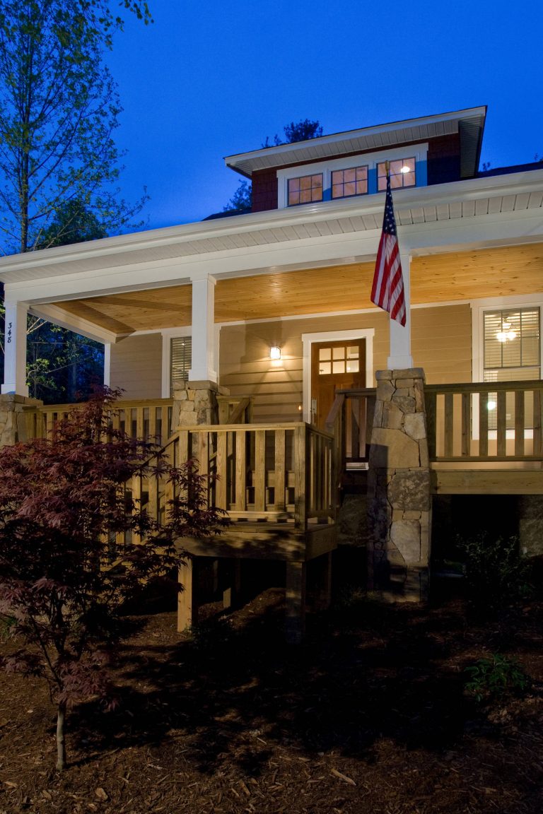 Cottage home built by Brookstone Builders