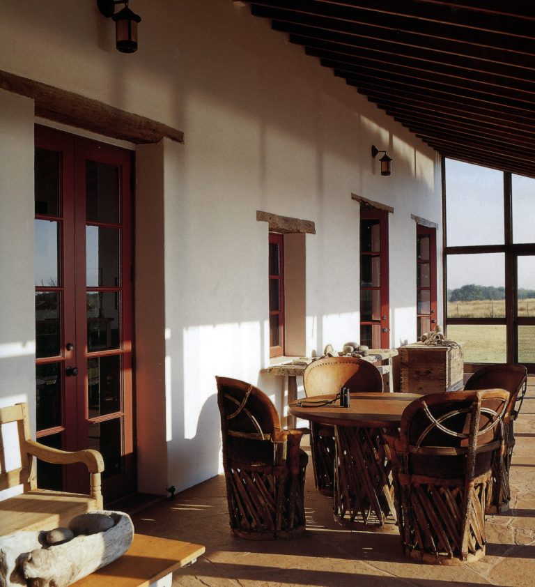 Cottage porch idea in Austin by Michael G Imber, Architects | Outdoor Photos | Porch | Landscaping | Landscape Design | Outdoor Living Space | Porch Design Ideas | Outdoor Living Space Ideas | Backyard Design