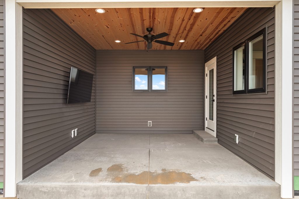 Cottage porch idea in Grand Rapids by TruBuilt Builders LLC | Outdoor Photos | Porch | Landscaping | Landscape Design | Outdoor Living Space | Porch Design Ideas | Outdoor Living Space Ideas | Backyard Design