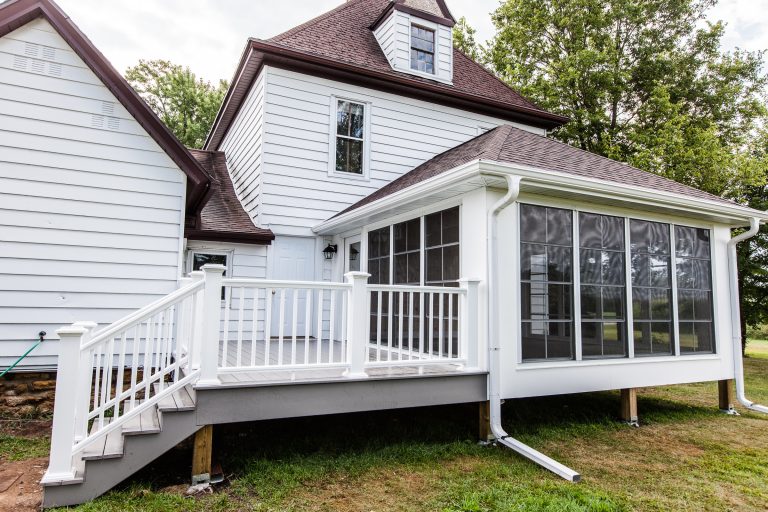 Cottage porch idea in Other by Heller Built | Outdoor Photos | Porch | Landscaping | Landscape Design | Outdoor Living Space | Porch Design Ideas | Outdoor Living Space Ideas | Backyard Design
