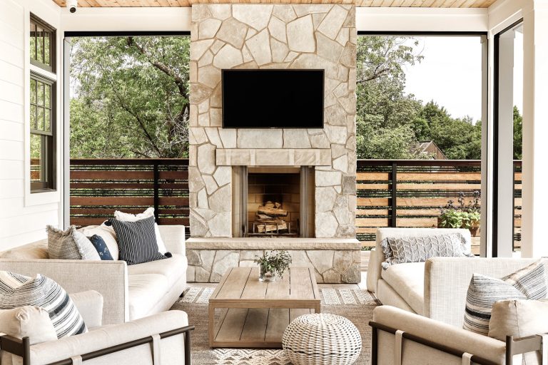 Cottage porch photo in Minneapolis by Andrea Swan - Swan Architecture | Outdoor Photos | Porch | Landscaping | Landscape Design | Outdoor Living Space | Porch Design Ideas | Outdoor Living Space Ideas | Backyard Design