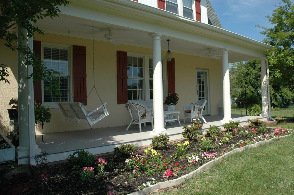 Country porch idea in Baltimore by Guido Interiors & Remodeling | Outdoor Photos | Porch | Landscaping | Landscape Design | Outdoor Living Space | Porch Design Ideas | Outdoor Living Space Ideas | Backyard Design