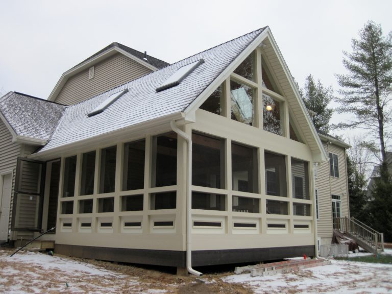 Custom Screened Porch.