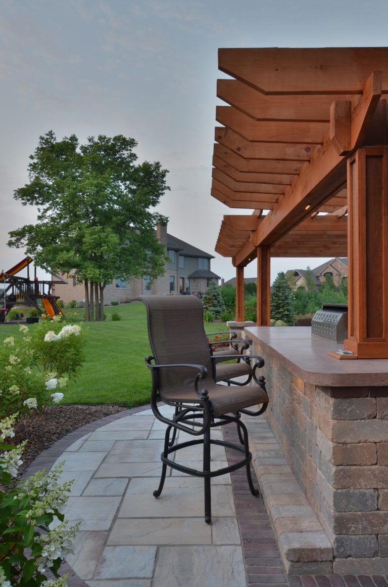 Custom cast concrete natural gas fire table