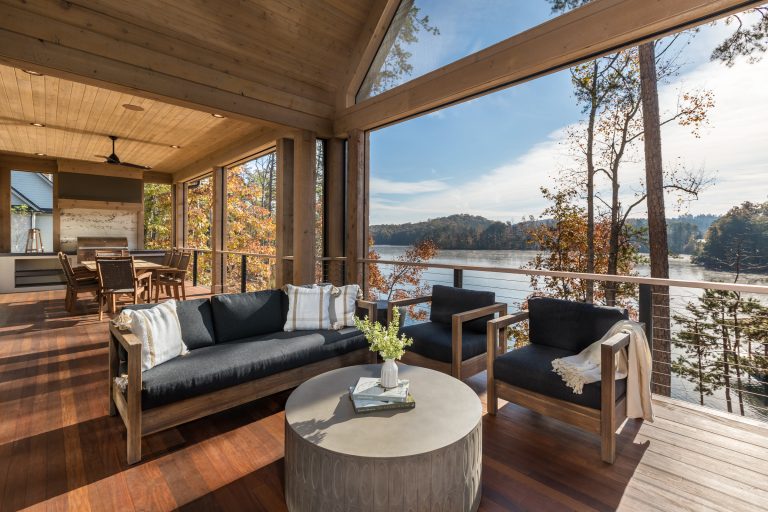 Deck - rustic deck idea in Other