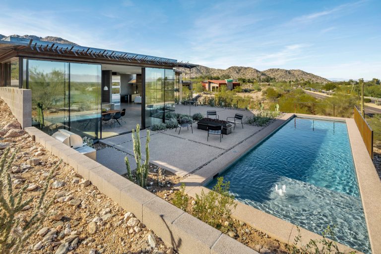 Desert Modern design by Eddie Jones of Jones Studio with handcrafted detail and construction by The Construction Zone.