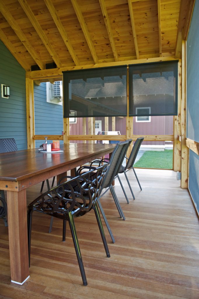 Dining out will be a JOY now, without the glare from the setting Sun.