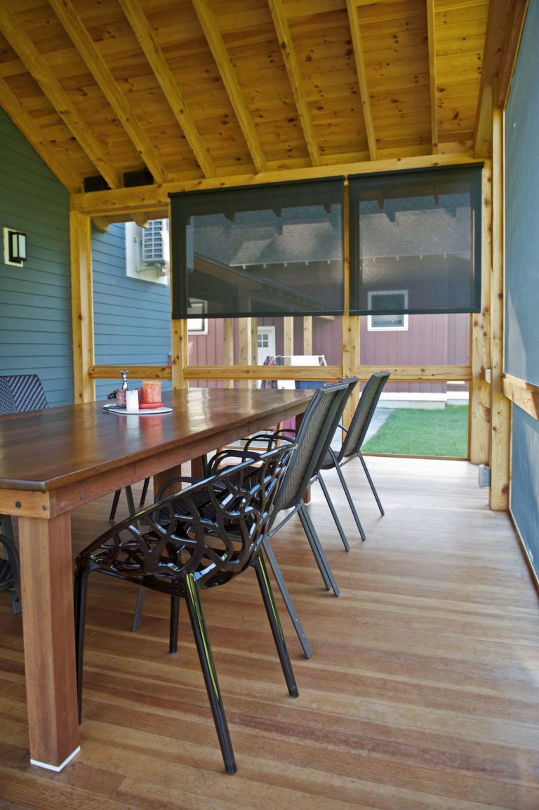 Dining out will be a JOY now, without the glare from the setting Sun.