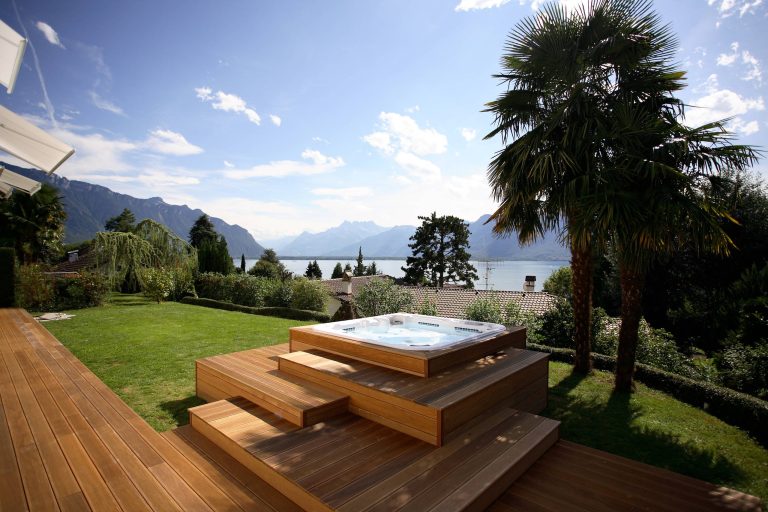 Dupree Bay with an AquaFit Sport Swim Spa. Great combination!