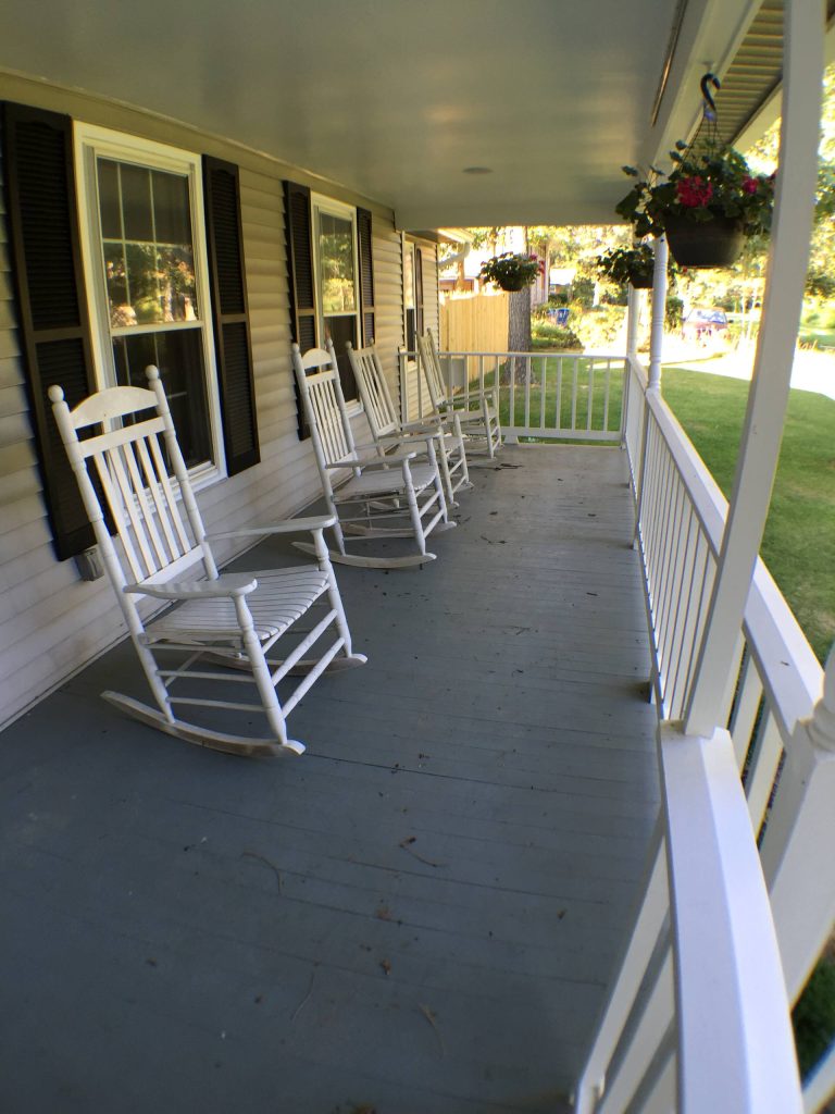 Eclectic porch idea in Other by Kora Findler | Outdoor Photos | Porch | Landscaping | Landscape Design | Outdoor Living Space | Porch Design Ideas | Outdoor Living Space Ideas | Backyard Design